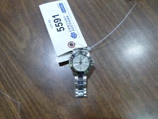 Unused Bulova TFX Watch, Base Metal, Water Resistant, Stainless Steel Back (Upstairs)