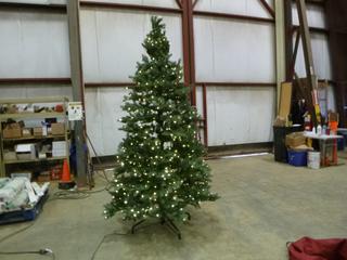 9 Ft Pre-Lit Christmas Tree c/w (3) 7 Ft. Christmas Tree Bags (M-1-3)