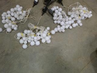 (4) 10 Ft. Patio String Lights (C1)