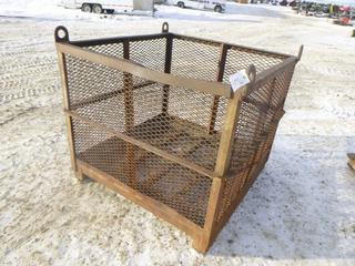 Metal Construction Basket, 50 In. x 48 In. (Row 1)