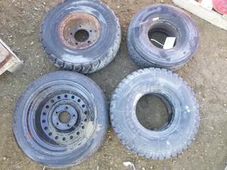 Misc. Tires: (1) 6.00R9x2R Michelin X, (1) 6.00Rx7M Michelin Stabil X, (1) 180/70R8 Continental, (1) T125/70D15 Uniroyal Hideaway (Spare Donut Tire) (Row 2)