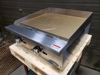 Model ATMG-24CAH1 2-Burner Griddles w/ Manual Control NG *Note: Item Cannot Be Removed Until December 23rd*