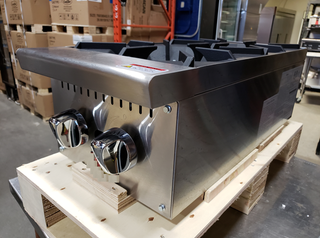 Model ATHP-12-2CAH1 2-Burner Hot Plates w/ Independent Manual Control NG *Note: Item Cannot Be Removed Until December 23rd*