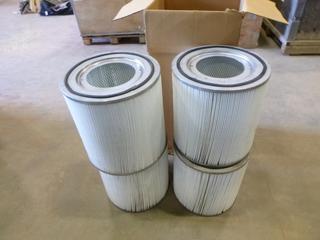 (4) Ind Filters *Note 2 Slightly Bent at top* (J-3-1)