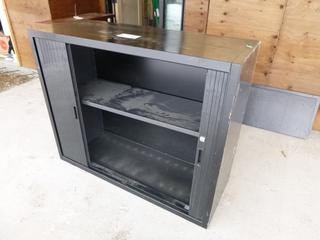 38in X 18in X 47in Cabinet w/ Roll Up Doors