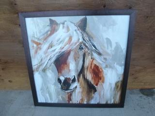 29in X 29in Horse Painting