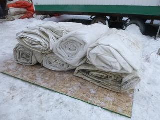 Qty Of (6) Insulated Tarps *Note: Size Unknown*