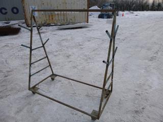 60in X 30in X 65in Steel Rack w/ Hangers