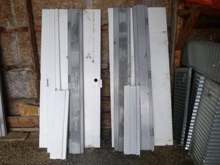 (2) 39.5in X 83.5in Metal Doors w/ Metal Frames