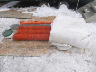 Dottie 6502P 6500ft 2-Ply String C/w Qty Of Snow Fence, Insulated Tarp, Poly Roll And Fencing Ties