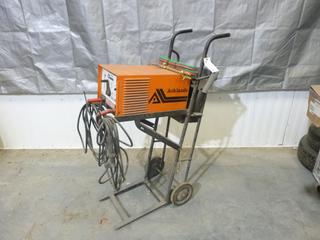 Acklands 225 AC Welder C/w Stand, Cables, Oxy/Acetylene Hose And Gauges
