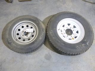 (1) 205/75 D15 Tire w/ Rim And (1) 235/80 R16 Tire w/ Rim