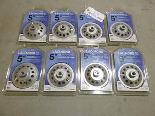 Qty Of (8) 5in Single Row Cup Wheels