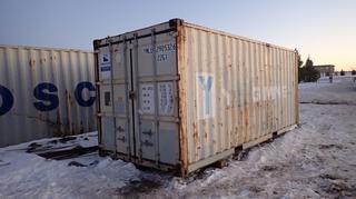 2000 AIC 20ft Storage Container. SN YMLU2905322 *Note: Buyer Responsible For Load Out*