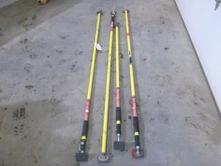 Qty Of (4) Task 6'9"- 12'8" Quick Support Rods