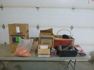 Qty Of Insul-Hangers, Hilti Firestop Sealant, Floor Posts, Plumbing Supplies And Misc Supplies