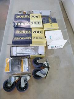 Qty Of Casters, Door Handle, Trailer Wiring Kit And Door Hardware