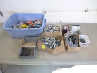 Qty Of Anchor Bolts, Wedge Anchors, Screws, Staples And Hilti Anchors