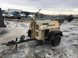 Ingersoll Rand LS060 HZ T4F Portable Light Tower c/w Kubota 3 Cyl Diesel, Showing 7001 Hours, S/N Unable To Verify.