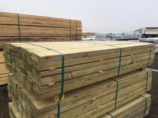 Lift of 1x6 - 6' Rough Pressure Treated Fence Boards,  84 Pcs/Lift, Control # 7540.