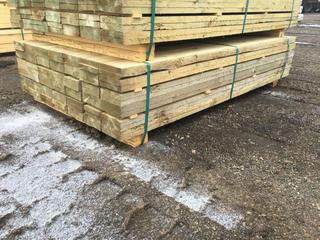 Lift of 1x6 - 6' Rough Pressure Treated Fence Boards,  84 Pcs/Lift, Control # 7542.