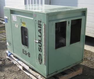 Selling Off-Site -  20 HP Sullair Model ES-8 Air-Cooled Rotary Screw Air Compressor 230/460 Volt, Untested.  Located at 400 Industrial Rd A, Cranbrook, B.C. V1C 4Z3. Viewing By Appointment Only & For More Information, Please Call Bill @ 250-829-0677.