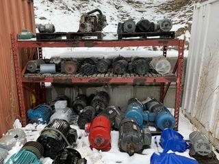 Selling Off-Site -  Lot of Approx. (50) Used Electric Motors Ranging In Size From 1/2 To 50 Horsepower. Located at 400 Industrial Rd A, Cranbrook, B.C. V1C 4Z3. Viewing By Appointment Only & For More Information, Please Call Bill @ 250-829-0677.