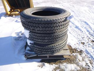 (3) Prime Well PW620 Tires, Size 285/75R24.5 (Row 1)