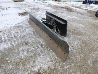 8 Ft. Hydraulic Blade Attachment for Skid Steer