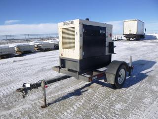 2012 Frontier KS900 S/A 8KW Generator c/w 11,369 Hours, Pintle Hitch, St 205/75R15 Tires, VIN 2F9US1139CE080459 *Note: Turns Over, No Start* (Row 1)