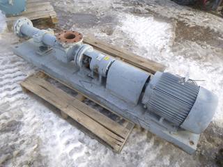 Tarby Progressing Cavity Pump, Model 205T012CD0 w/ Toshiba Induction Motor, 3 Phase, Model BY756FLF20M (Row 2)