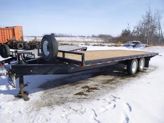 2004 Southland HB20T-1451R 20 Ft. T/A Flat Deck Trailer c/w 2 5/16 In. Ball, Trailer Jack, 10,000 Lb Lifting Capacity, 235/80R16 Tires, GVWR 6,347 KG, New LED Lighting, New Deck, CVIP 02/2020, VIN 2S9PC436641013558 (East Fence)