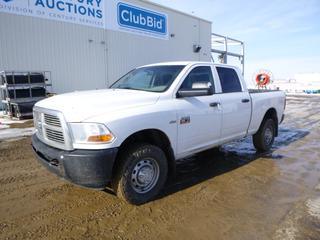 2012 Dodge Ram 2500 Heavy Duty 4X4 Crew Cab c/w 5.7L Hemi V8, A/T, A/C, Showing 255,704 Kms, Aftermarket Stereo, 6 Ft. 2 In. Box, LT 265/70R17 Tires at 80%, VIN 3C6TD5CT6CG135804