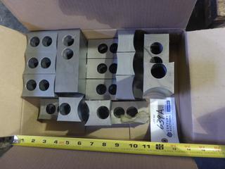 12 In. Chuck Soft Jaws, Pitch 1.5mm x 60 Degrees, Grove .827 In., Bolt Spacing 1.181 In. **Located Offsite at 9305 60 Ave, Edmonton, Viewing Monday to Friday 2PM-4PM, For More Information Contact 780-944-9144**