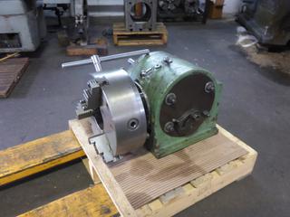 TOS Driving Head, 12 In. 3 Jaw Chuck, 7.25 In. Center Height **Located Offsite at 9305 60 Ave, Edmonton, Viewing Monday to Friday 2PM-4PM, For More Information Contact 780-944-9144**