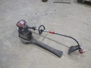 Craftsman 32 cc Blower, Model 358 *Note: Engine Turns Over but Doesn't Start*, c/w Troybilt 4 Cycle Weed Wacker, Model TB525 EC, *Note: Broken Fuel Line, Running Condition Unknown* (F-1)