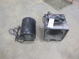 (1) Propoint Fan Forced Electric Heater c/w 4,800 W, 240 V, (1) Propoint Construction Heater c/w 5,600 W, 240 V (B1)