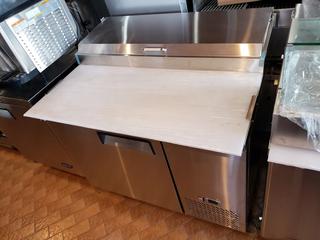 Model MPF8201CAH1 1117mm X 840mm X 1035mm Single Door Pizza Prep Table Refrigerator *UNUSED* *Note: Item Cannot Be Removed Until March 22nd*