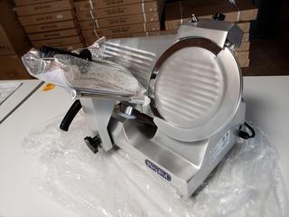 Atosa USA Model PPSL-10 10in 1/4hp Electric Meat Slicer *UNUSED* *Note: Item Cannot Be Removed Until March 22nd*