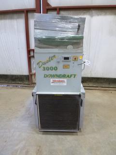 Duster 3000 DownDraft Air Filtration System, Input 110-120 V, 12 A, 1-Phase, 1 1/3 HP Motor, on Castors, SN 1308-4019 (G2)