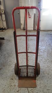 Metal Hand Truck Customized To Fit Barrels