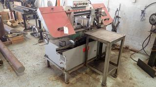 Cantek Model 1016MS 230V 3-Phase 10in Horizontal Bandsaw. SN 0090969 *Note: Buyer Responsible For Load Out*