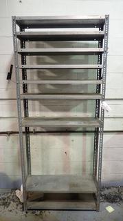 36in X 12in X 84in Metal Shelving Unit *Note: Buyer Responsible For Load Out*