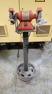 Baldor 115V Single Phase Bench Grinder w/ Custom Built Stand