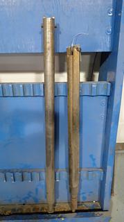 (1) 38in Drilling Bar C/w 43in Drilling Bar w/ 1 7/8in Diameter And 1 1/8in Head Insert