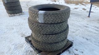 Qty Of (4) Hercules 11R24.5 Tractor Trailer Tires *Note: Item Located At 6802 39ST LEDUC, For More Information Call Eugene @780-566-1831*