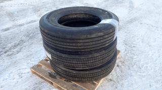 (2) Hankook TL01 11R24.5 Tractor Trailer Tires *Unused* And (1) Uniroyal RS20 11R24.5 Tractor Trailer Tire *Note: Item Located At 6802 39ST LEDUC, For More Information Call Eugene @780-566-1831*