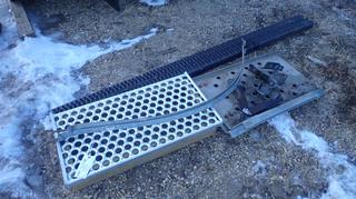 Qty Of Assorted Truck Side Steps, Brackets And Anchor Straps *Note: Item Located At 6802 39ST LEDUC, For More Information Call Eugene @780-566-1831*