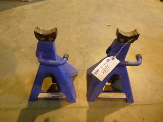 (2) Powerfist 6-Ton Jack Stands *Note: Item Located At 6802 39ST LEDUC, For More Information Call Eugene @780-566-1831*