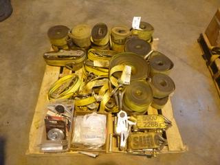 Qty Of Ratchet Straps, Tie Downs And Anchors *Note: Item Located At 6802 39ST LEDUC, For More Information Call Eugene @780-566-1831*